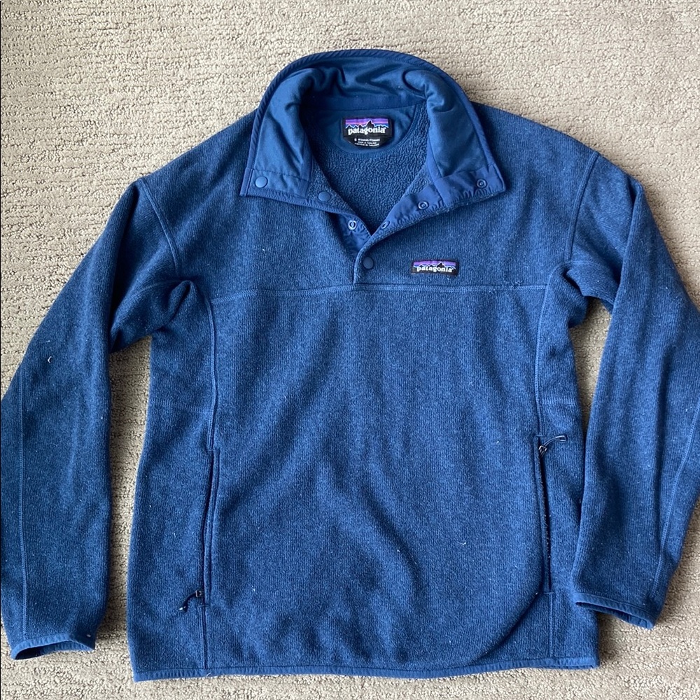 Patagonia Navy Fleece Jacket